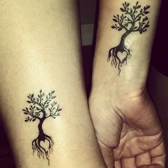 tatouage arbre généalogique