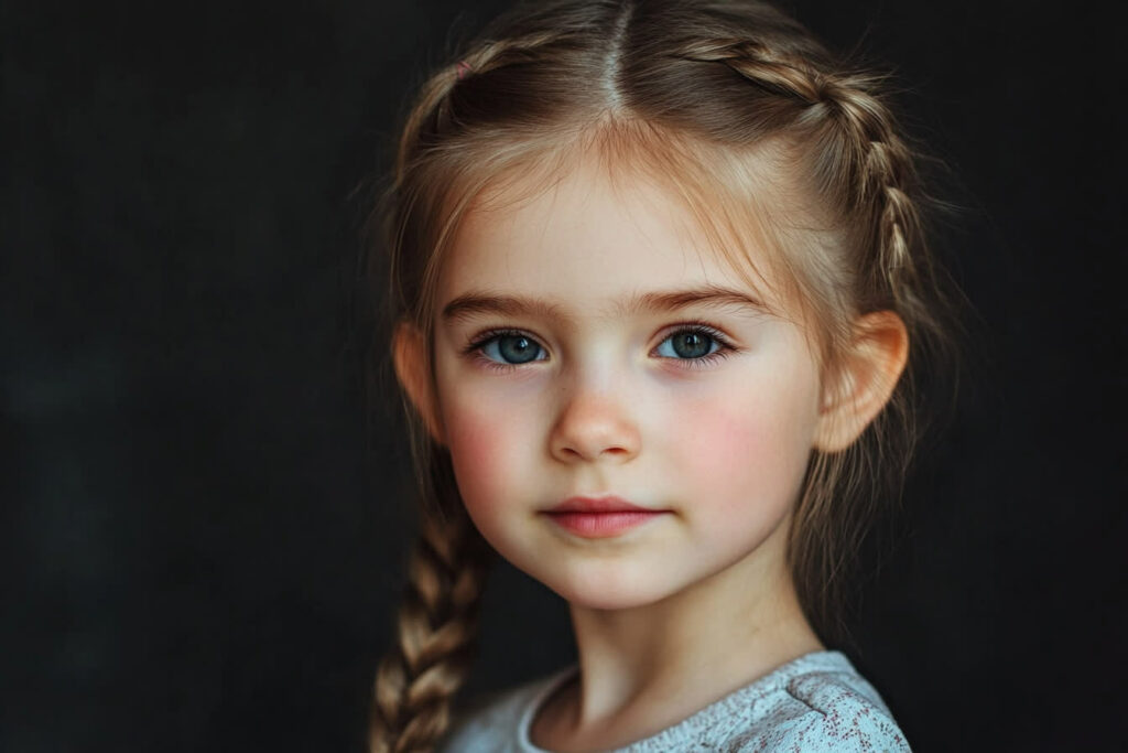 coiffure petite fille