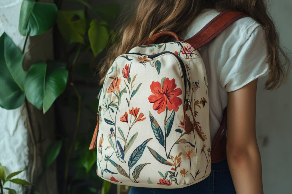 sac de cours étudiante