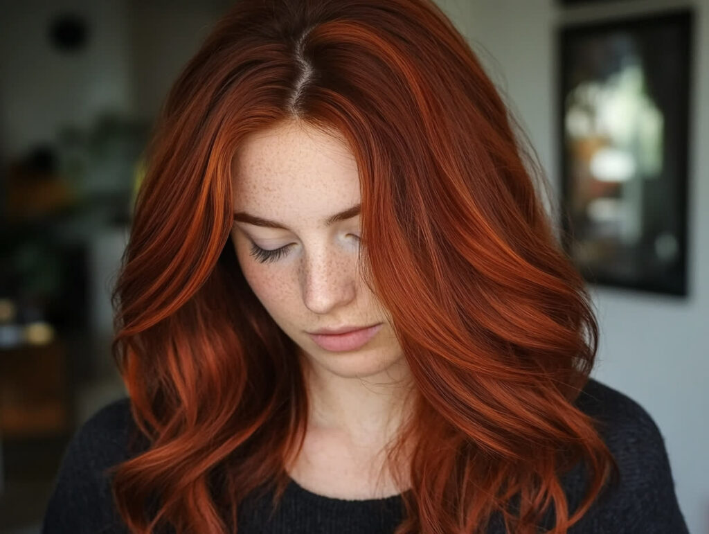 cheveux auburn