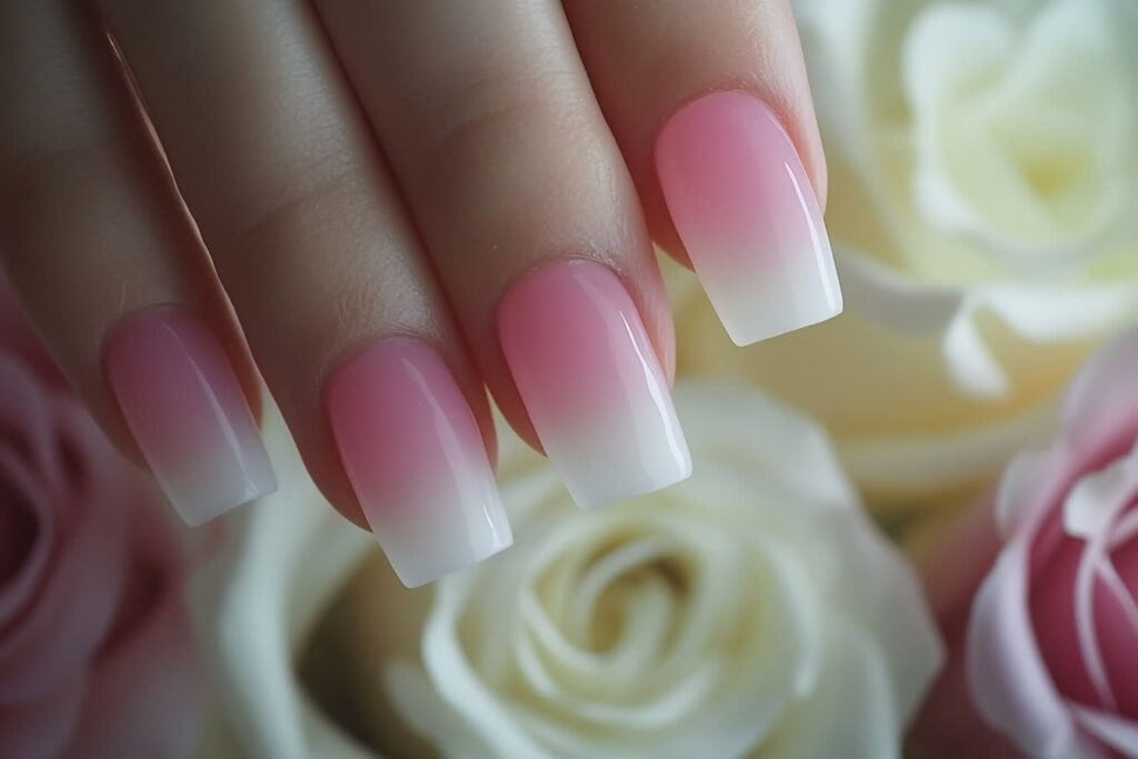 nail art rose