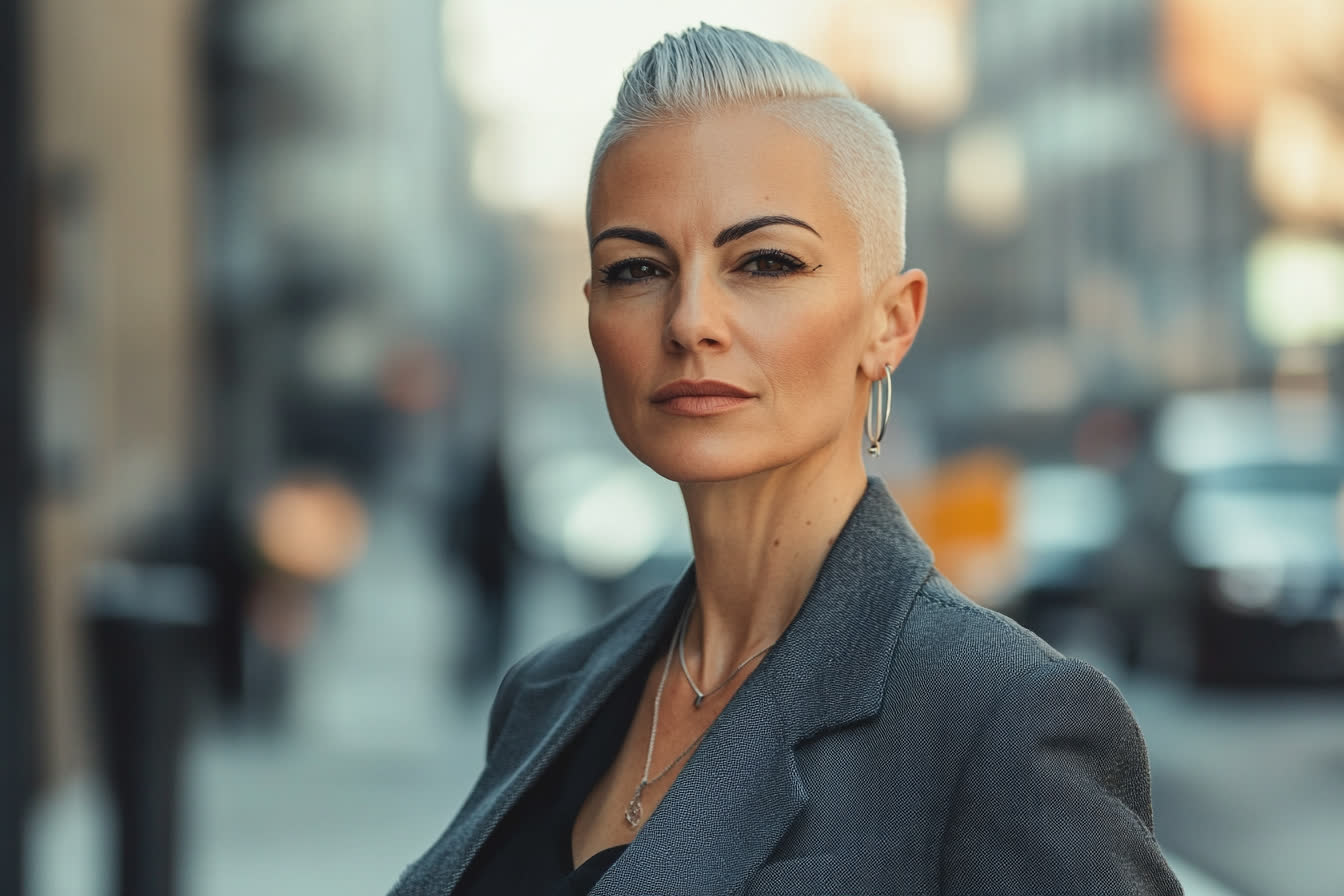 10 Idées de Coupes Courtes Rock pour Sublimer les Femmes de 50 Ans