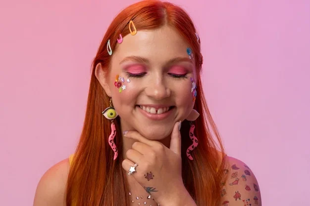 maquillage année 70