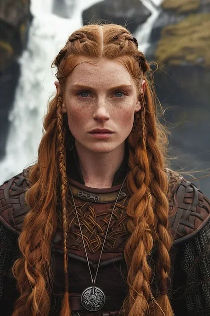 guerrière coiffure viking femme