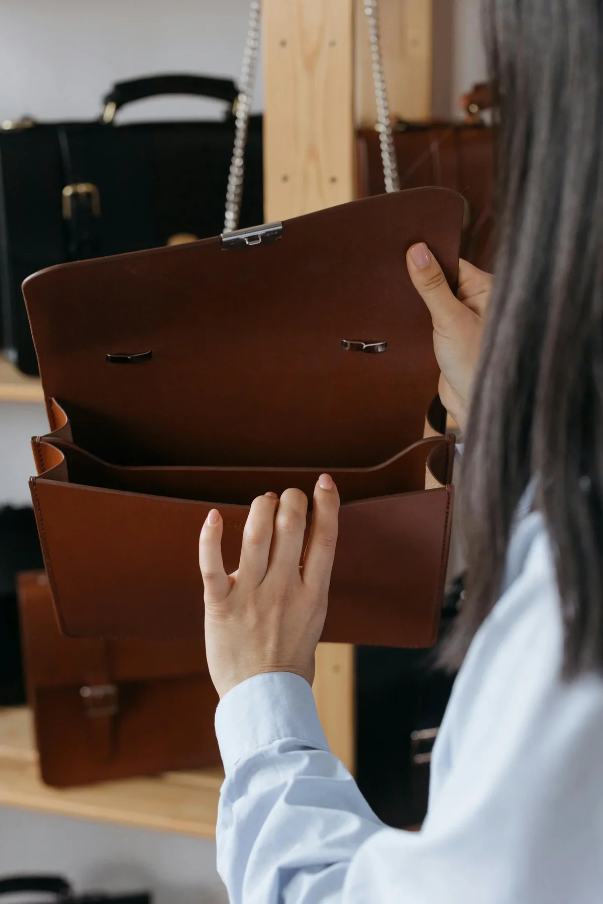 rénovation sac en cuir